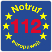 Europaweiter Notruf: 112